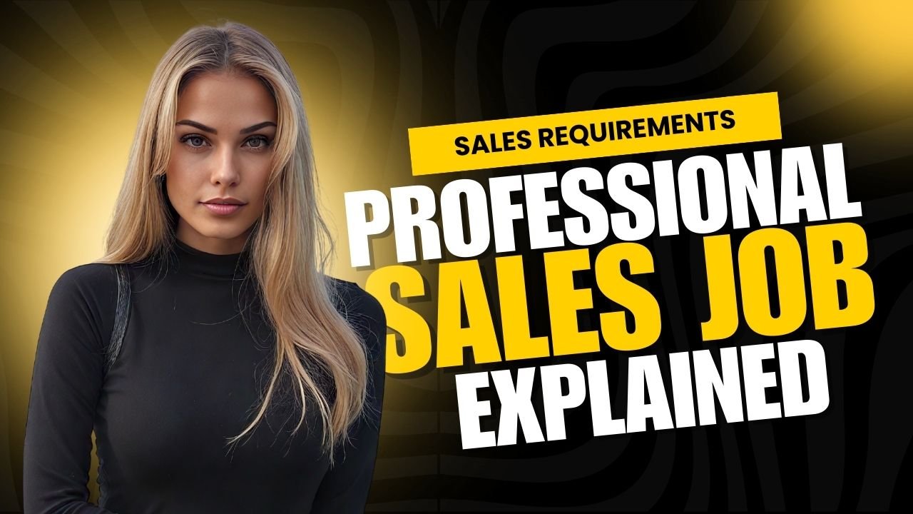 SALES JOB EXPLAINED SALES JOB EXPLAINED