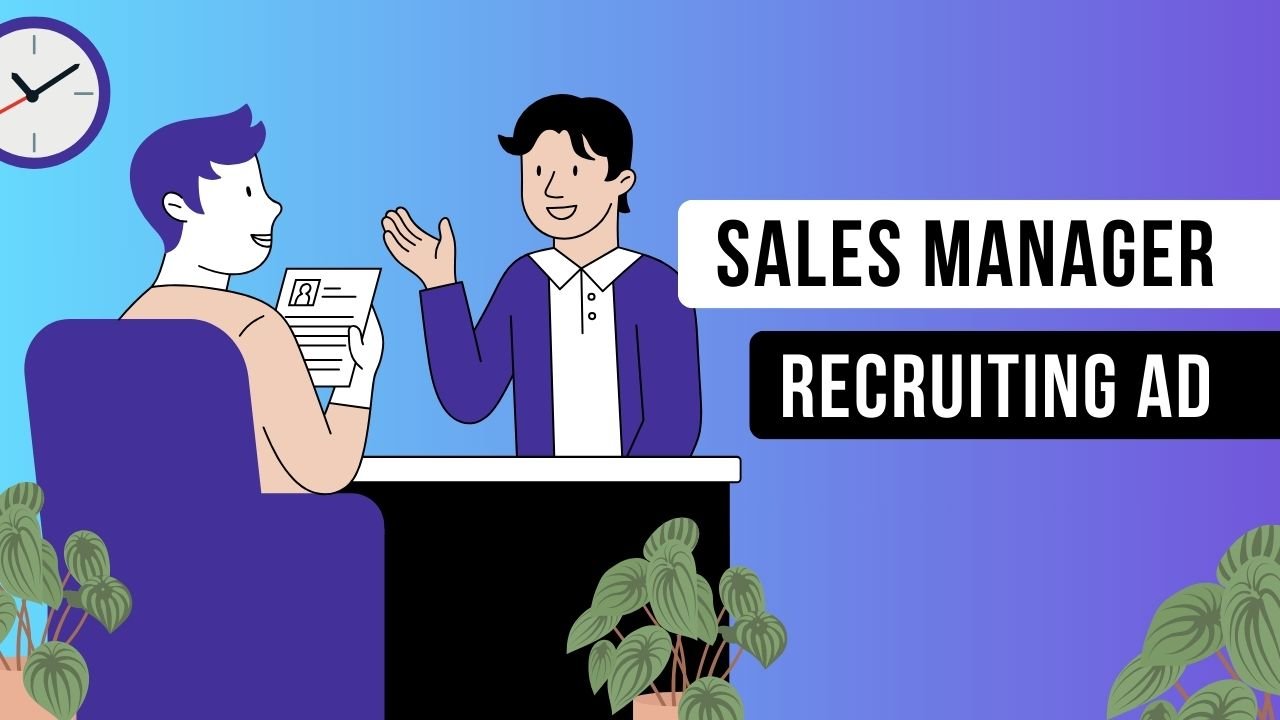 Ad for Recruiting Sales Manager on Indeed